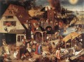 Proverbes paysan genre Pieter Brueghel le Jeune